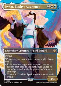 Kykar, Zephyr Awakener (Borderless) (Mana Foil), Foundations