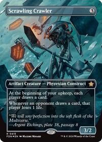 Scrawling Crawler (Borderless) (Mana Foil), Foundations