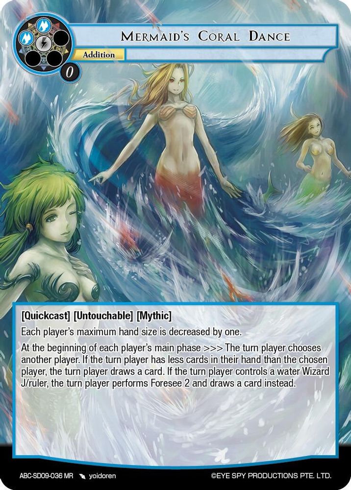 Mermaid's Coral Dance (ABC-SD09-036), Standard, front
