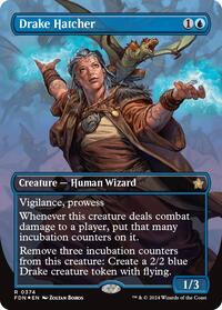 Drake Hatcher (Borderless) (Mana Foil), Foundations