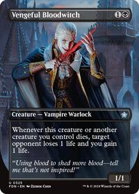 Vengeful Bloodwitch (Borderless), Foundations