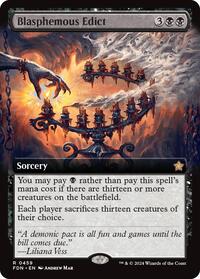 Blasphemous Edict (Extended Art), Foundations