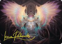 Celestial Armor Art Card (2/54) (Gold-Stamped Signature), Art Series: Foundations