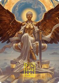 Herald of Eternal Dawn Art Card (27/54) (Gold-Stamped Signature), Art Series: Foundations