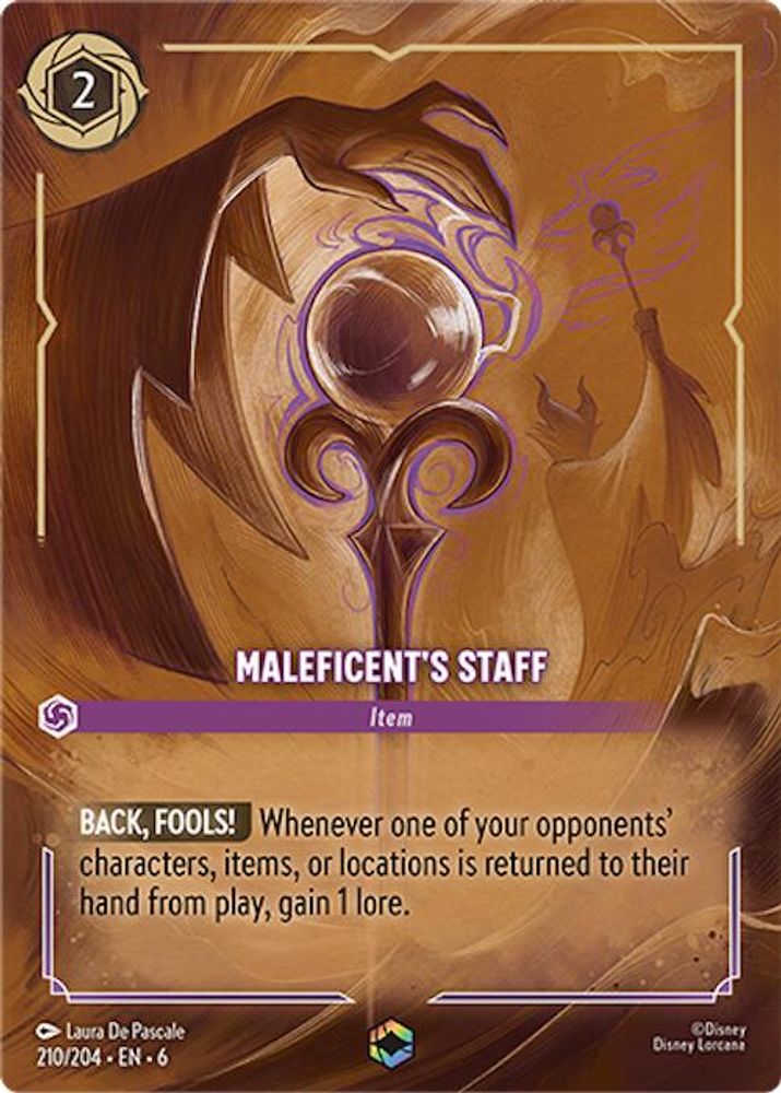 Maleficent's Staff (Enchanted)