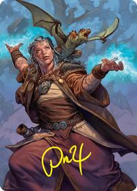 Drake Hatcher 2 Art Card (29/54) (Gold-Stamped Signature), Art Series: Foundations