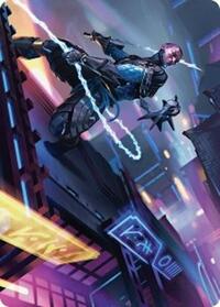 Kaito, Cunning Infiltrator Art Card (51/54), Art Series: Foundations