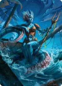 Kiora, the Rising Tide Art Card (30/54), Art Series: Foundations