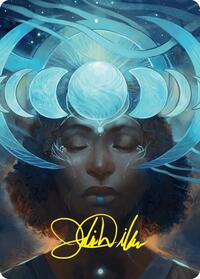 Lunar Insight Art Card (31/54) (Gold-Stamped Signature), Art Series: Foundations