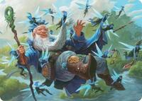 Mischievous Mystic Art Card (7/54), Art Series: Foundations