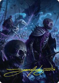 Rise of the Dark Realms Art Card (37/54) (Gold-Stamped Signature), Art Series: Foundations