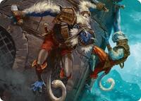 Goblin Boarders Art Card (11/54), Art Series: Foundations