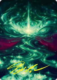 Genesis Wave Art Card (54/54) (Gold-Stamped Signature), Art Series: Foundations
