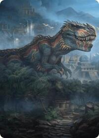 Ghalta, Primal Hunger Art Card (41/54), Art Series: Foundations