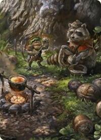 Sylvan Scavenging Art Card (46/54), Art Series: Foundations