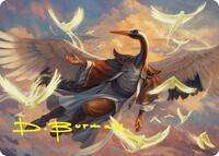 Kykar, Zephyr Awakener Art Card (16/54) (Gold-Stamped Signature), Art Series: Foundations