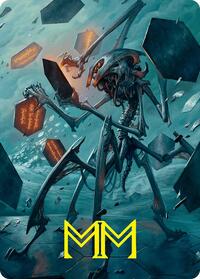Scrawling Crawler Art Card (50/54) (Gold-Stamped Signature), Art Series: Foundations