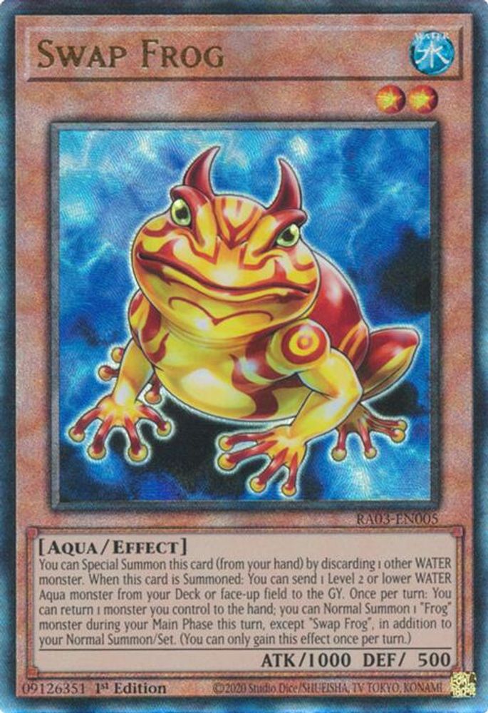 Swap Frog (PUR), 1st-edition, front