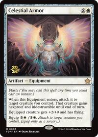 Celestial Armor, Prerelease Cards