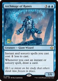 Archmage of Runes, Prerelease Cards