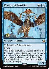 Curator of Destinies, Prerelease Cards