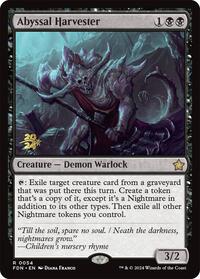 Abyssal Harvester, Prerelease Cards