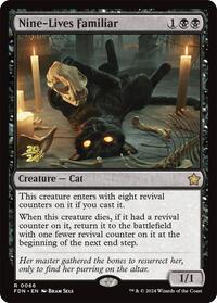 Nine-Lives Familiar, Prerelease Cards