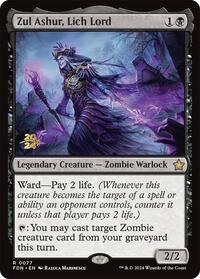 Zul Ashur, Lich Lord, Prerelease Cards