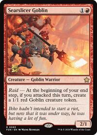 Searslicer Goblin, Prerelease Cards
