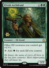 Elvish Archdruid, Prerelease Cards