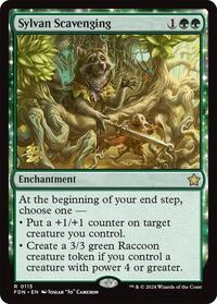 Sylvan Scavenging, Prerelease Cards