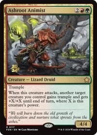 Ashroot Animist, Prerelease Cards