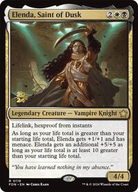 Elenda, Saint of Dusk, Prerelease Cards