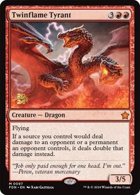 Twinflame Tyrant, Prerelease Cards