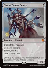 Sire of Seven Deaths, Prerelease Cards