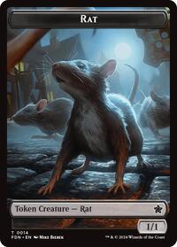 Rat (0014) // Zombie Double-Sided Token, Foundations