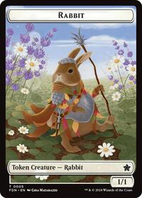 Rabbit // Soldier Double-Sided Token, Foundations