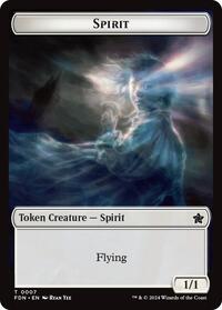 Spirit // Cat (0001) Doubled-Sided Token, Foundations