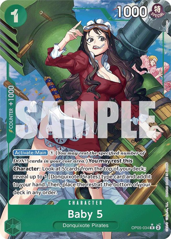 Baby 5 (OP05-034) (Alternate Art)