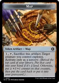 Map // Plot Double-Sided Token, Outlaws of Thunder Junction: The Big Score