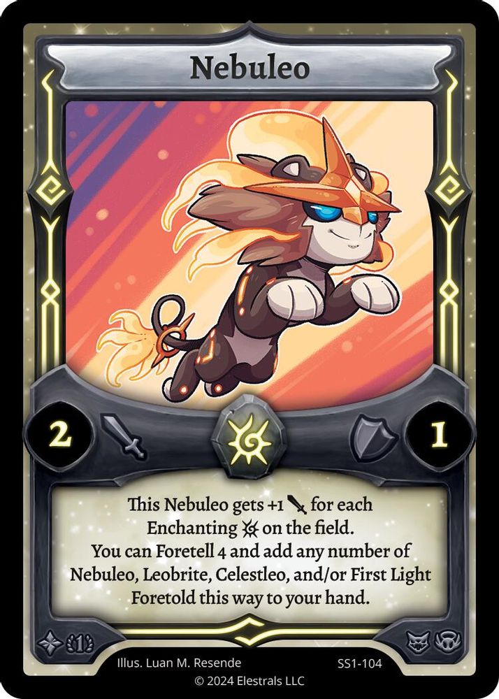 Nebuleo, Standard, front