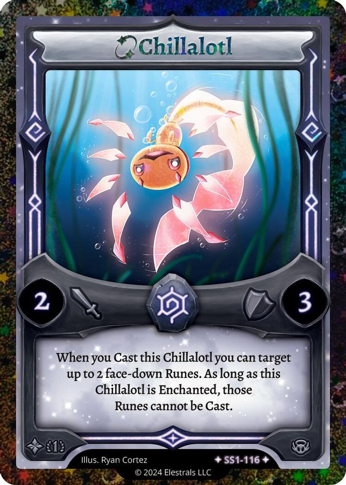 Chillalotl, Reverse-holo, front
