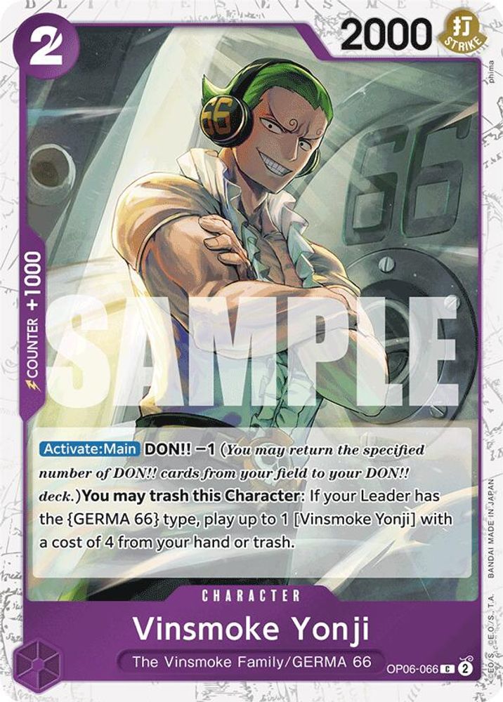 Vinsmoke Yonji (OP06-066) (Jolly Roger Foil)