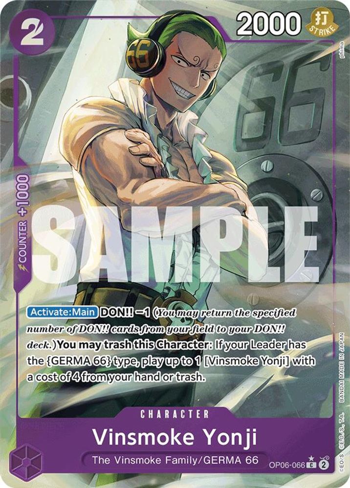 Vinsmoke Yonji (OP06-066) (Full Art)