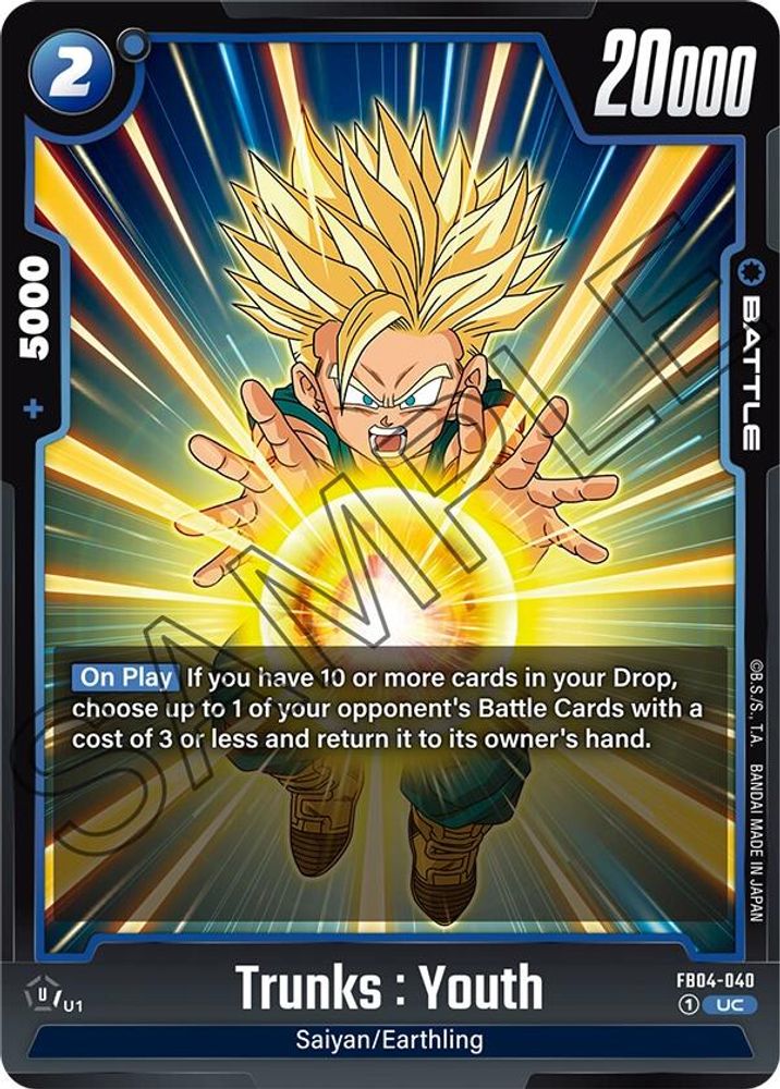 Trunks : Youth, Standard, front