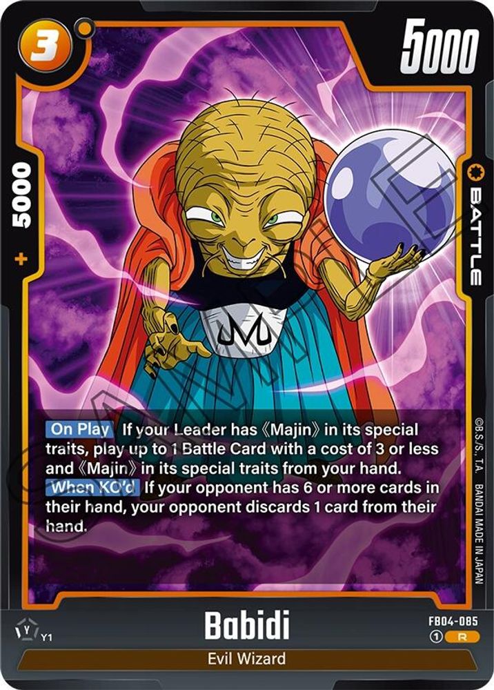 Babidi, Foil, front