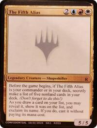 The Fifth Alias, Un-Known Event Playtest Cards