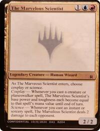 The Marvelous Scientist, Un-Known Event Playtest Cards