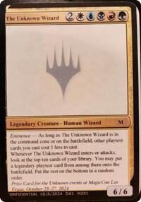 The Unknown Wizard, Un-Known Event Playtest Cards