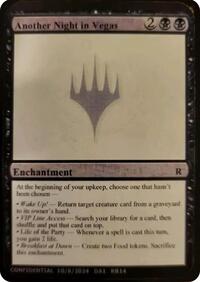 Another Night in Vegas, Un-Known Event Playtest Cards